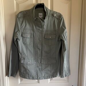 Kensie Light Green Zip-Up Jacket